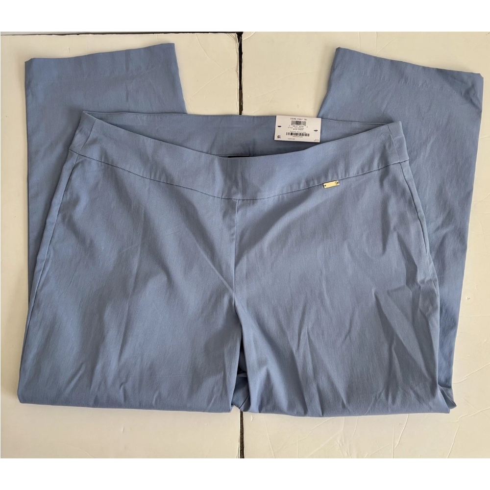 INC International Concepts Straight Leg Pants in Light Blue